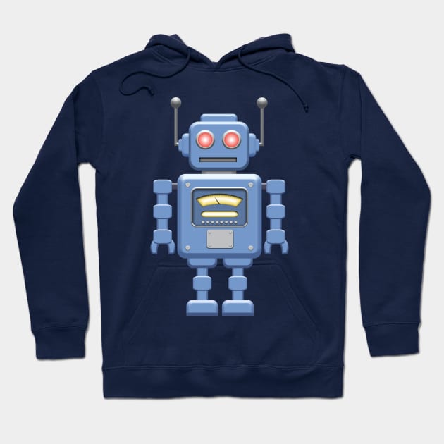 Retro Toy Robot Hoodie by Druids Tower